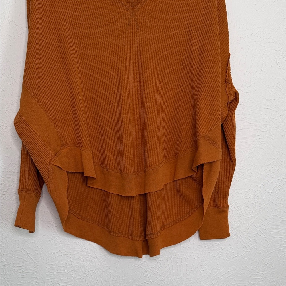 We The Free Free People Thermal Knit Shirt In Autumn Wildflower size small - Picture 12 of 14